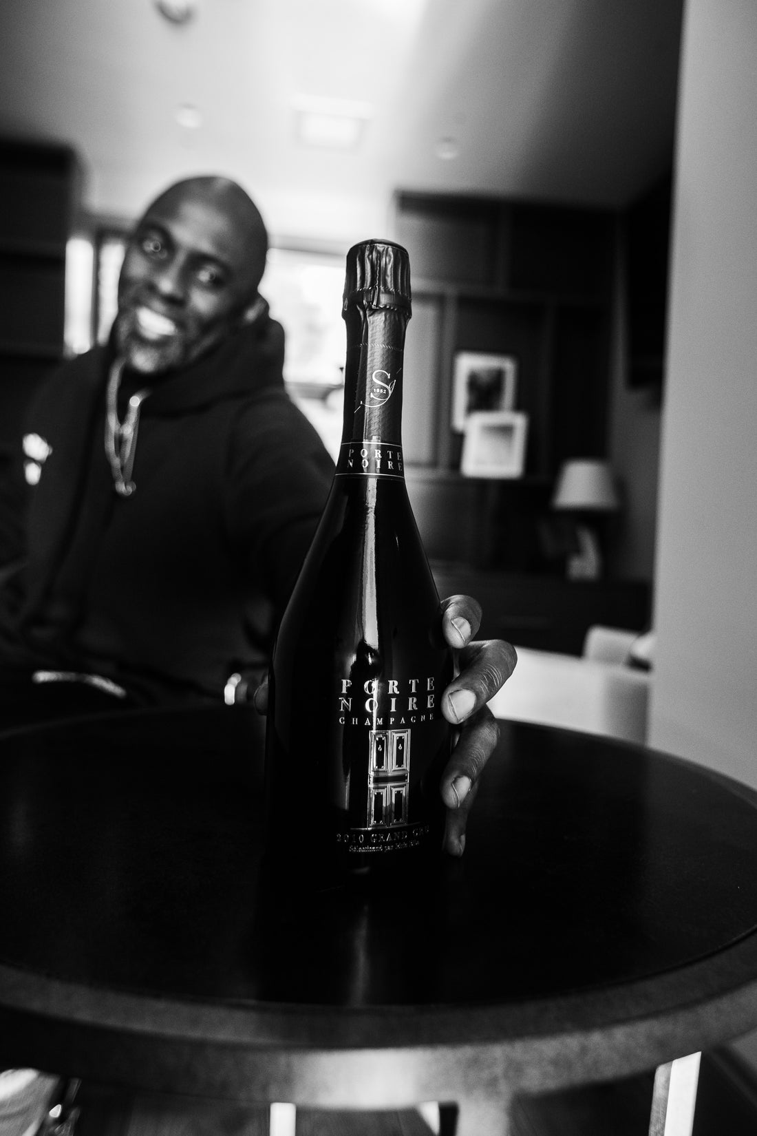 Idris Elba's Porte Noire Champagne Wine tasting with David Farber
