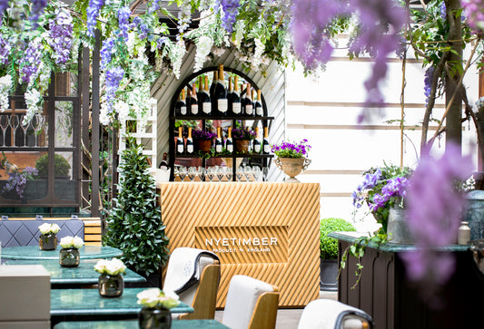 The Nyetimber Secret Garden at Rosewood London