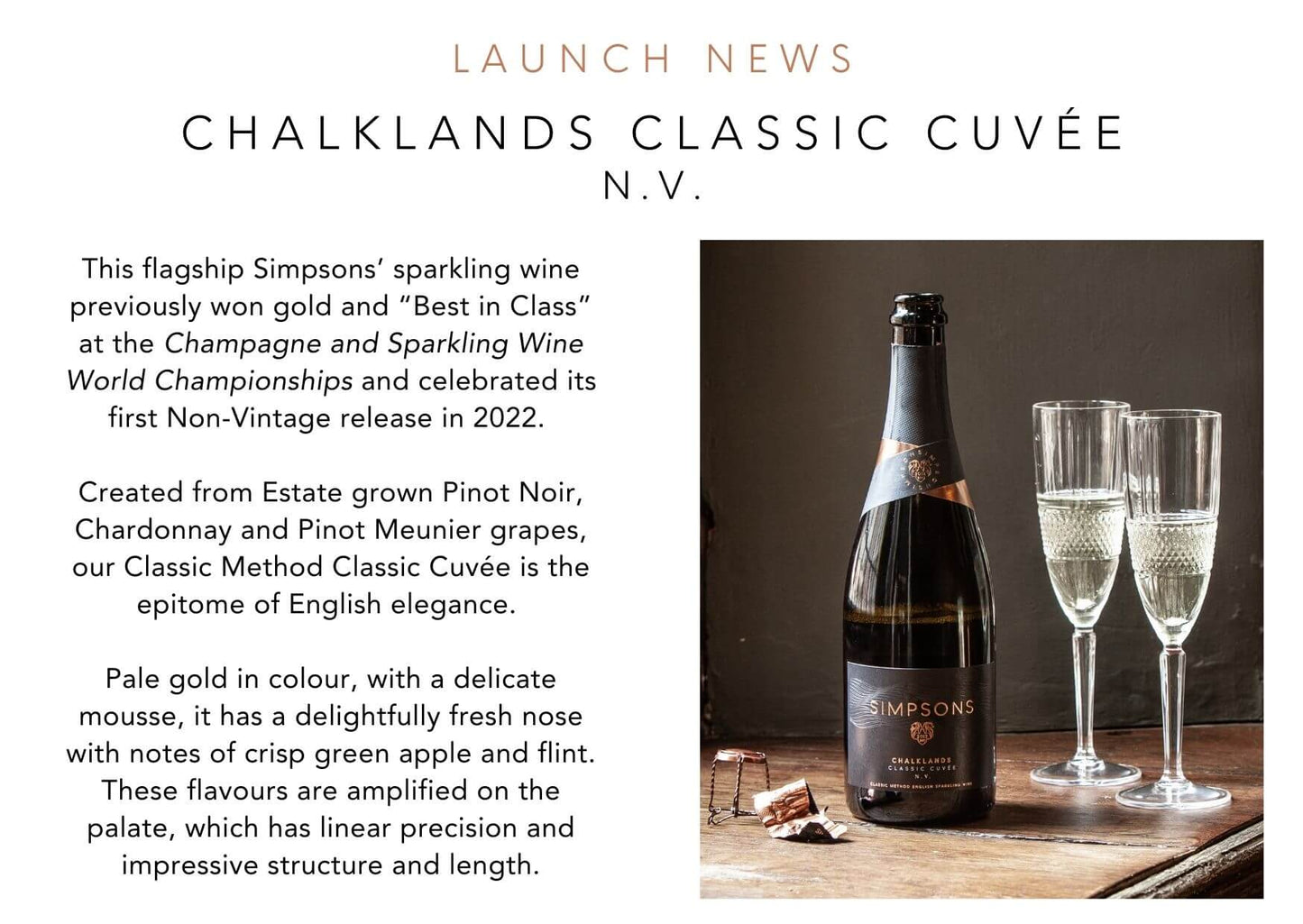 Simpsons Chalklands Classic cuvée NV