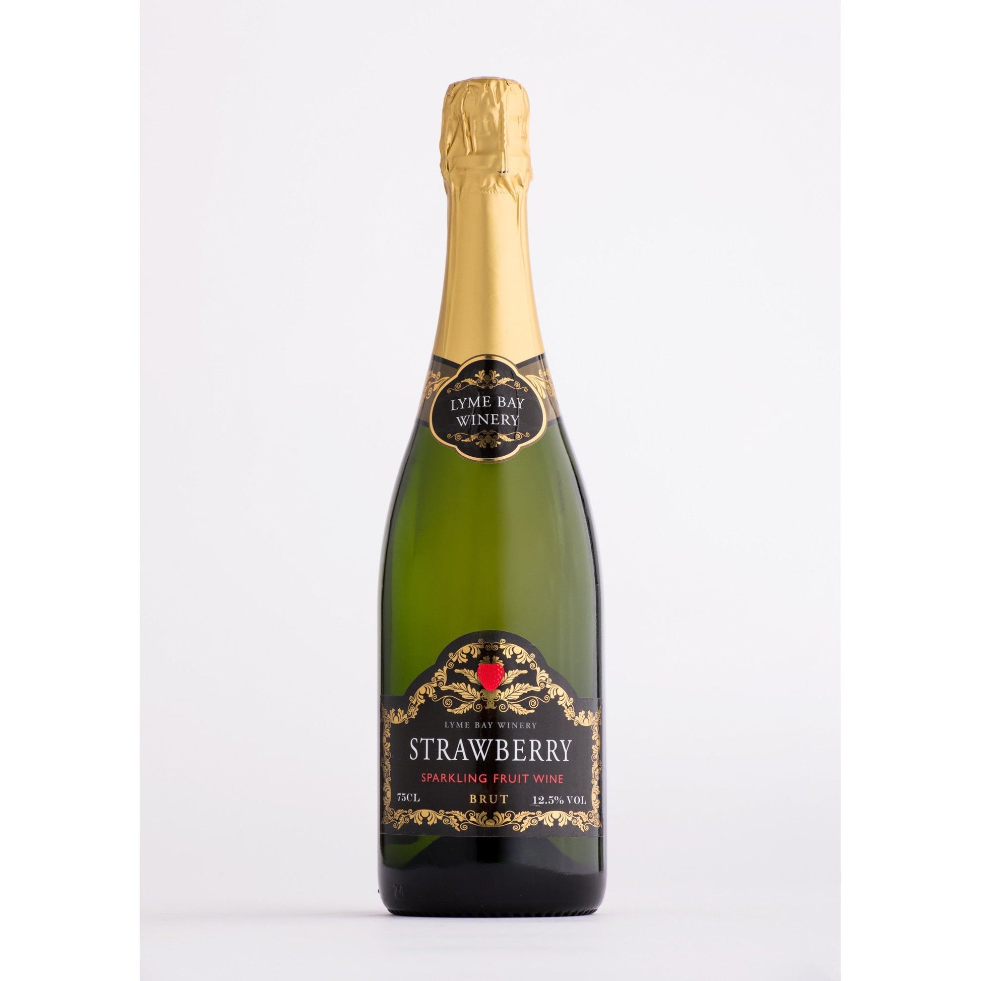 Lyme Bay Strawberry Sparkling Fruit Wine The English Wine Collection 