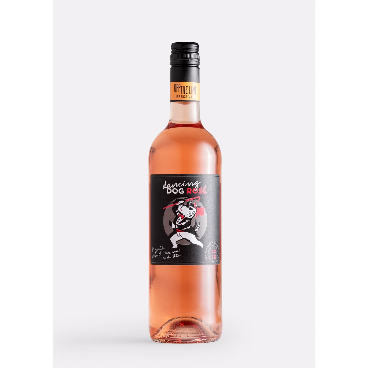 Off The Line Dancing Dog Rosé English rose wine 